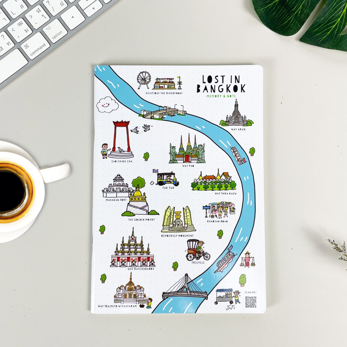 Planner & Note Lost in Bangkok ขนาด A5