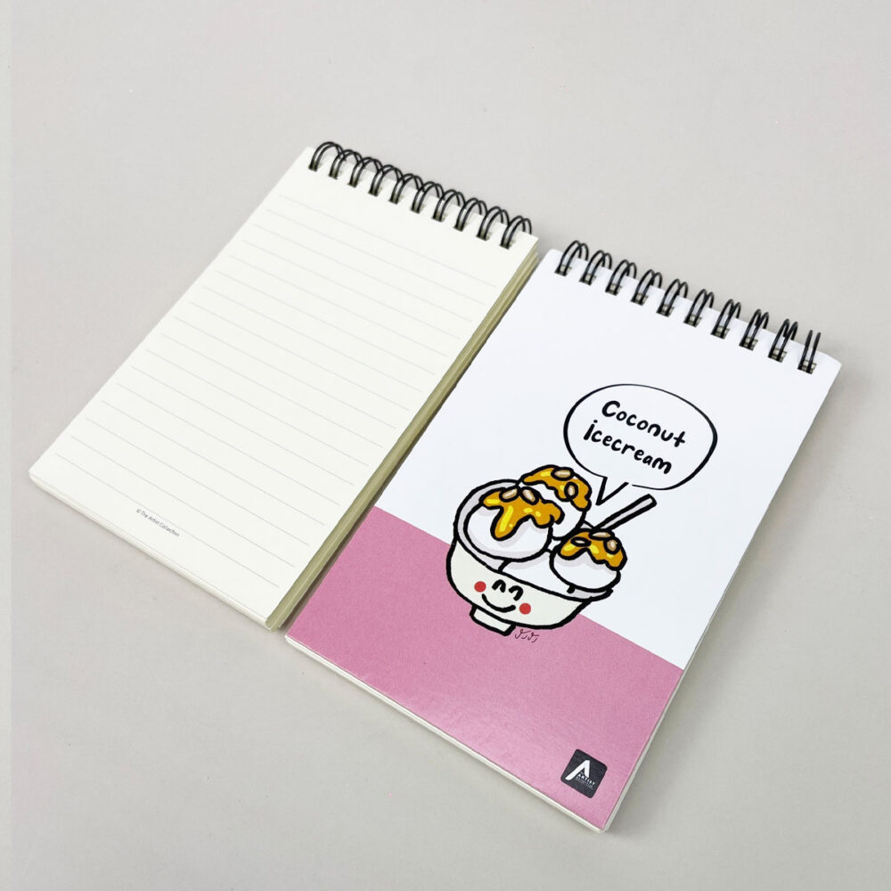 สมุดโน้ต Purse note สันห่วง Taste of Thailand Thai love - Image 4