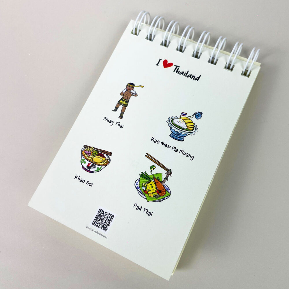 สมุดโน้ต Pop Up Mini Note สันห่วง I Love Thailand ข้าวเหนียวมะม่วง - Image 5
