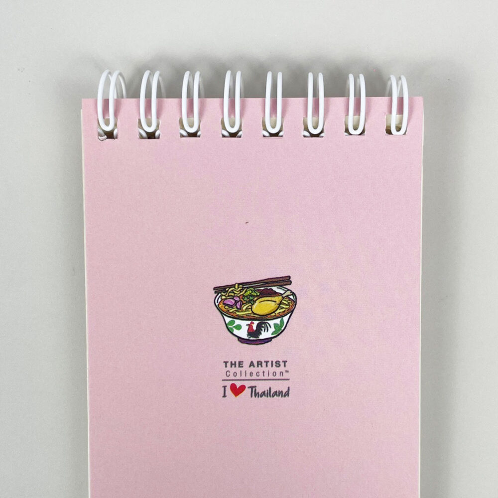 สมุดโน้ต Pop Up Mini Note สันห่วง I Love Thailand ข้าวซอย - Image 5