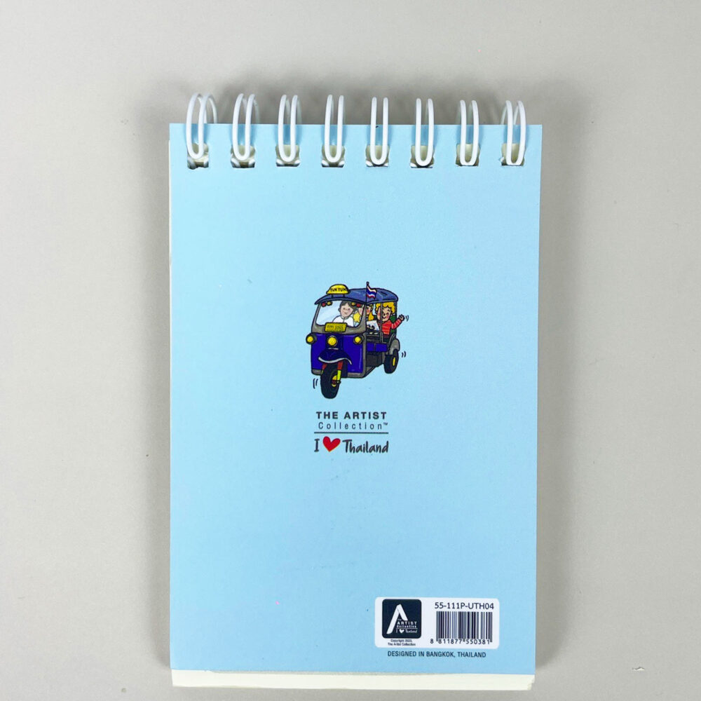 สมุดโน้ต Pop Up Mini Note สันห่วง I Love Thailand ตุ๊กตุ๊ก - Image 5