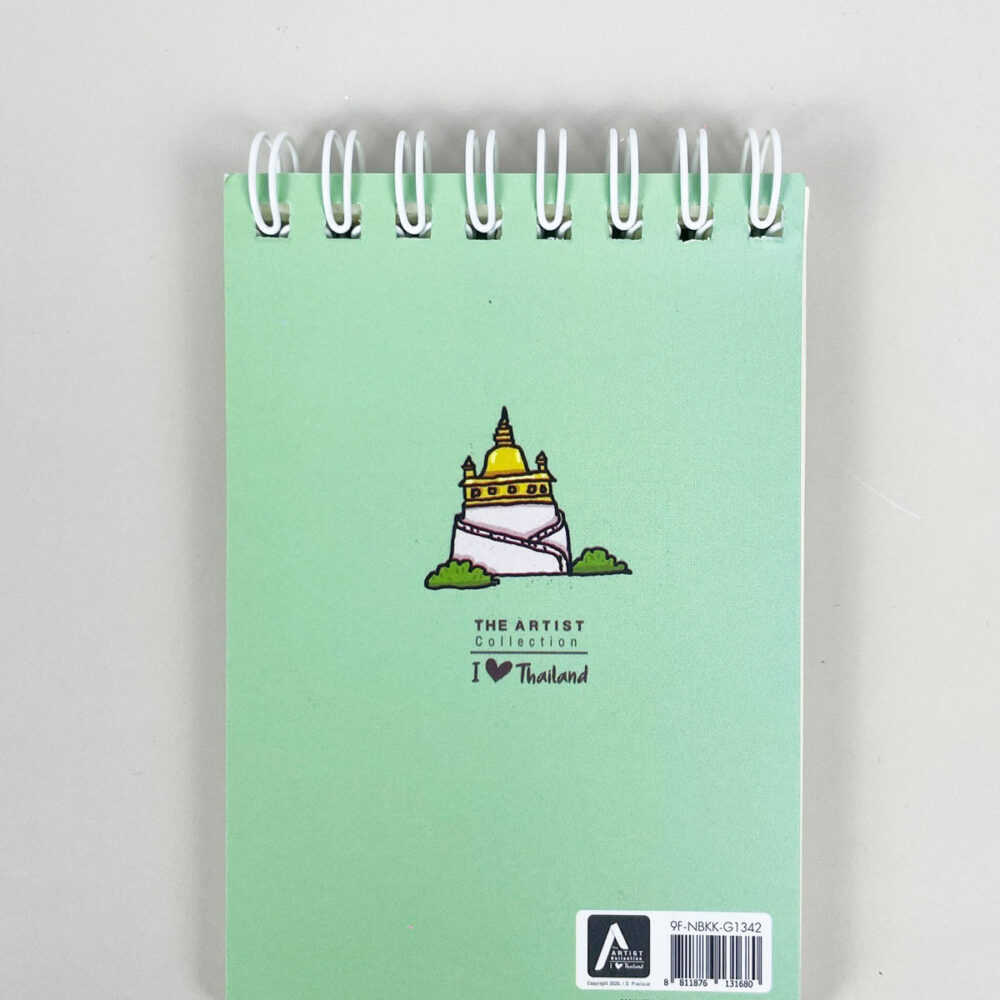 สมุดโน้ต Pop Up Mini Note สันห่วง I Love Thailand ภูเขาทอง - Image 5