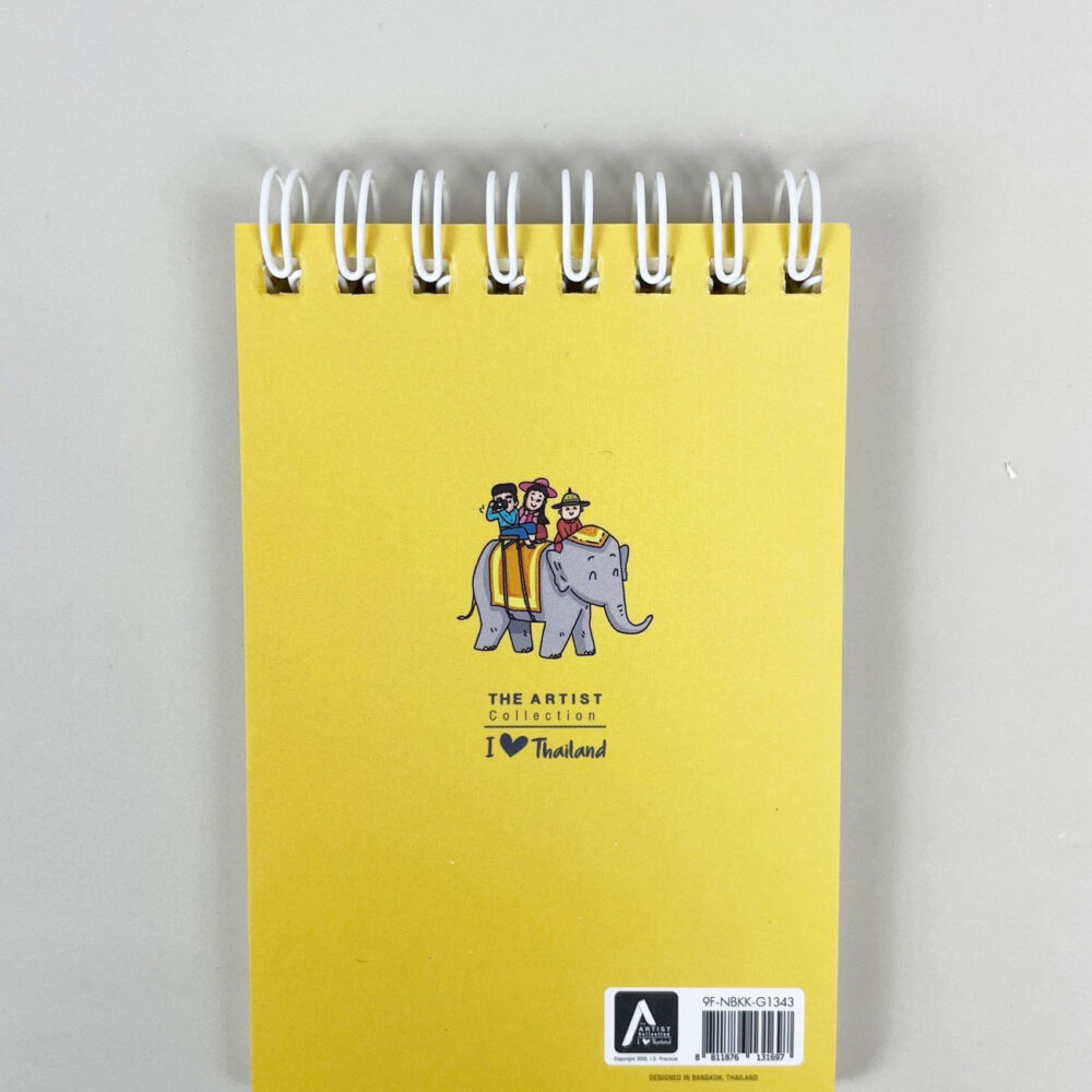 สมุดโน้ต Pop Up Mini Note สันห่วง I Love Thailand ขี่ช้าง - Image 4
