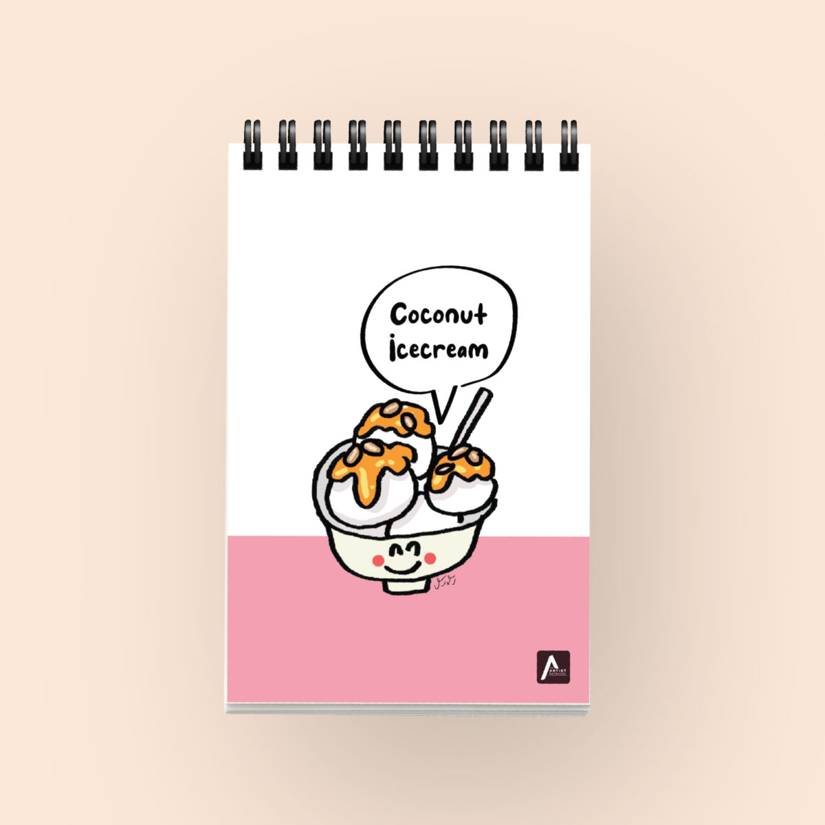 สมุดโน้ต Purse note สันห่วง Taste of Thailand Thai love