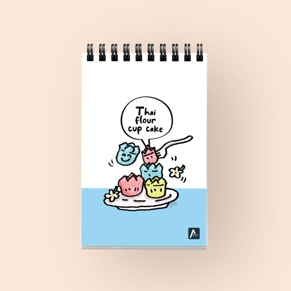 สมุดโน้ต Purse note สันห่วง Taste of Thailand Chaowang Sweets