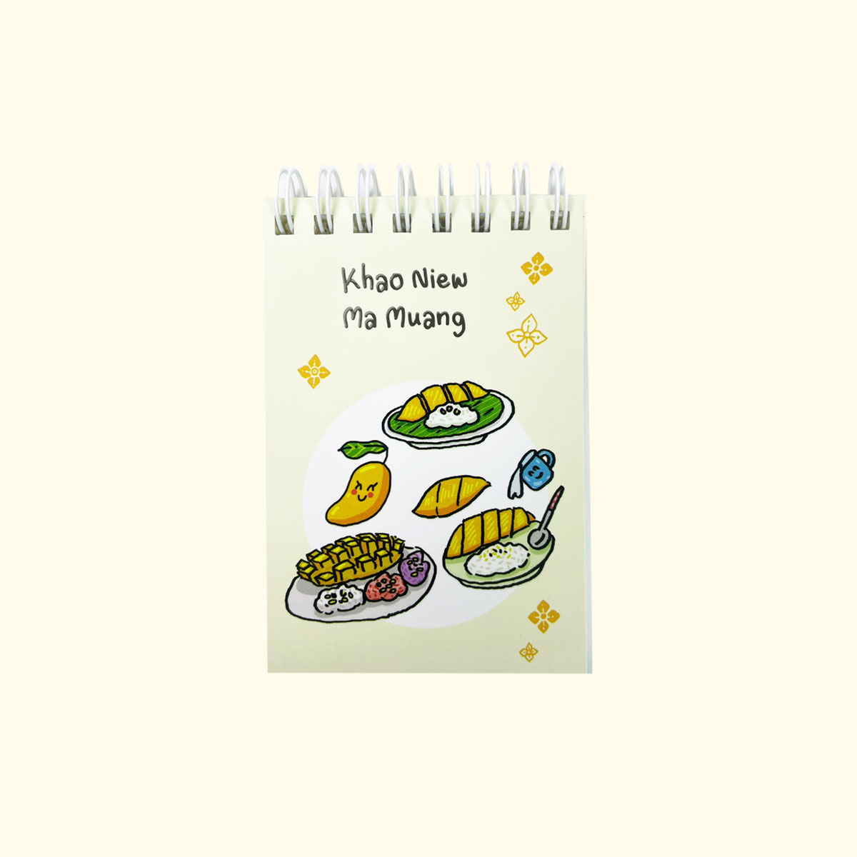 สมุดโน้ต Pop Up Mini Note สันห่วง I Love Thailand ข้าวเหนียวมะม่วง