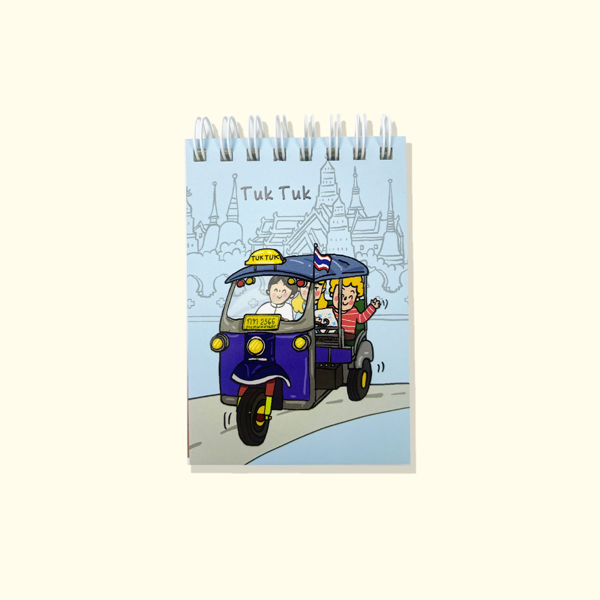 สมุดโน้ต Pop Up Mini Note สันห่วง I Love Thailand ตุ๊กตุ๊ก