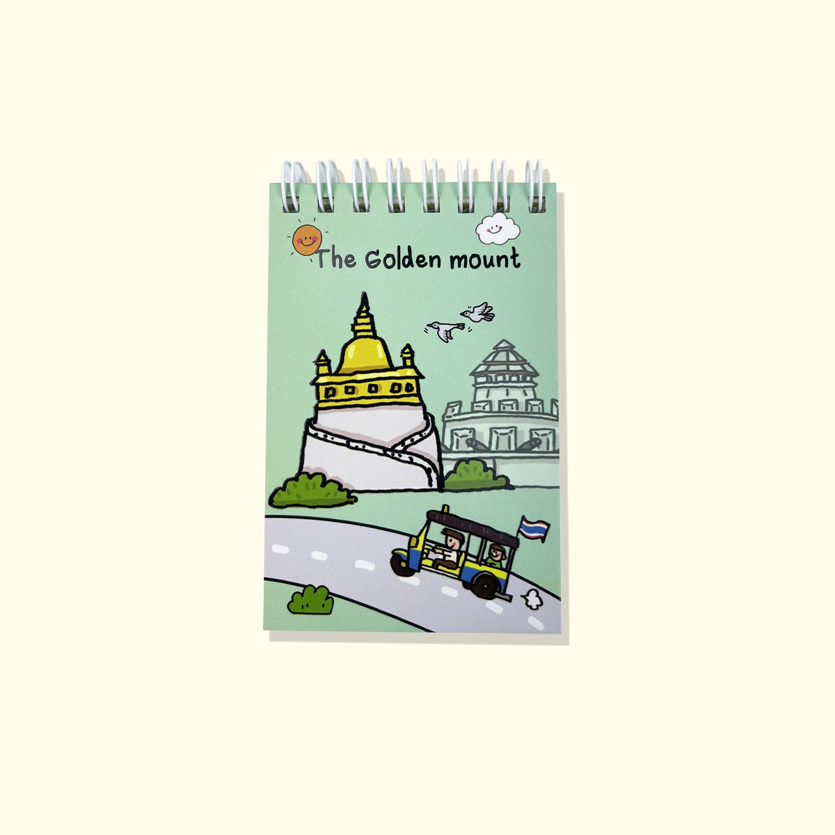 สมุดโน้ต Pop Up Mini Note สันห่วง I Love Thailand ภูเขาทอง